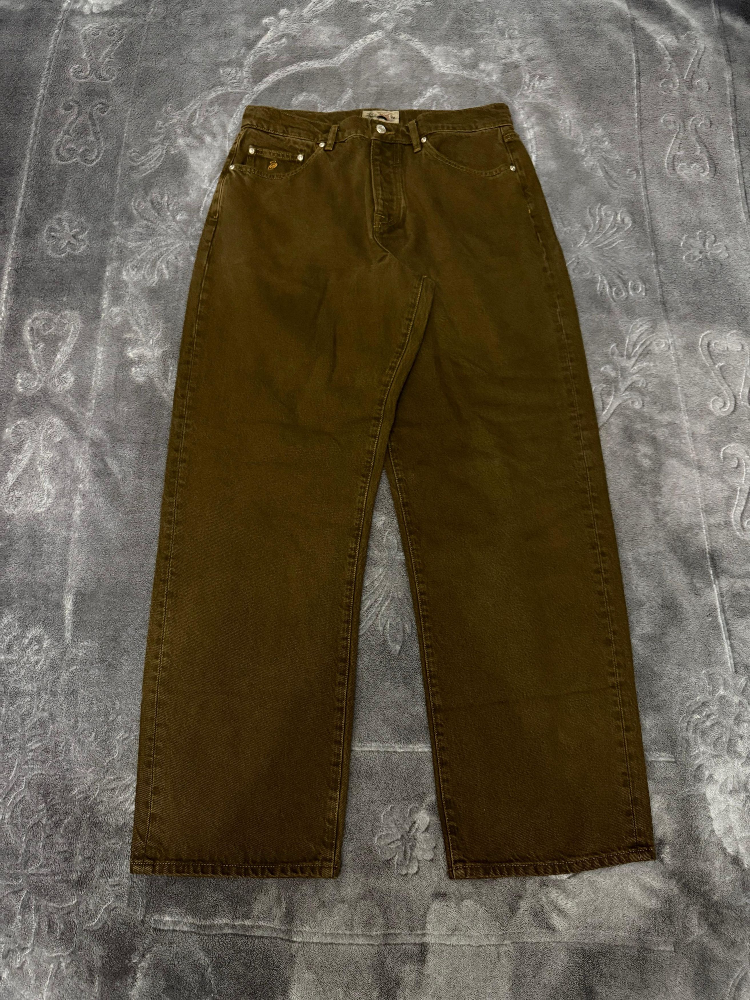 Stussy CC28 Mushroom Denim Jeans in Brown Size US 28 / EU 44 - 2 Thumbnail