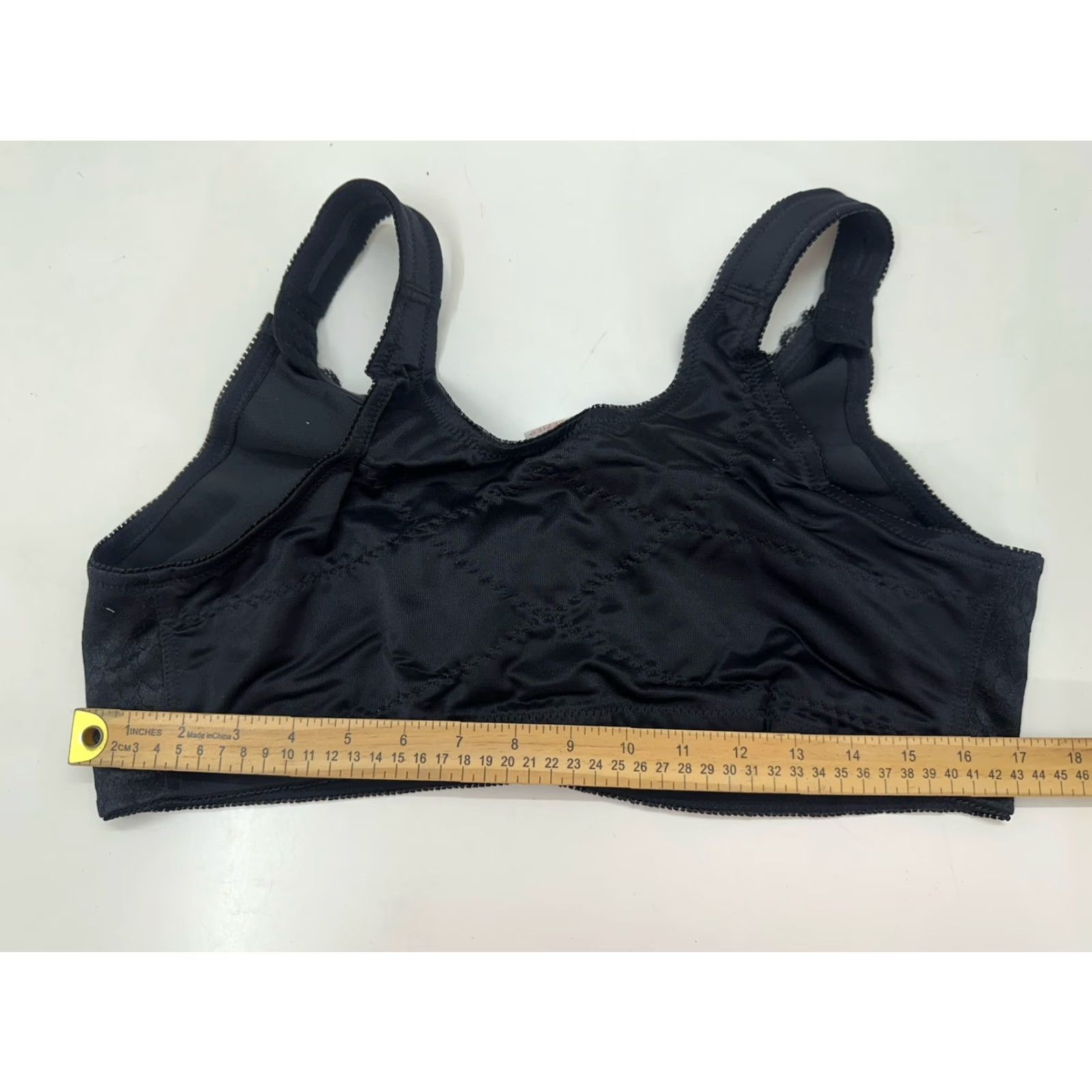 Vintage VINTAGE Breezies Womens Bra 44D Black Front Closure NWTs Bra Womens 44D Black Front Clasp Vintage Breezies Size ONE SIZE - 7 Thumbnail
