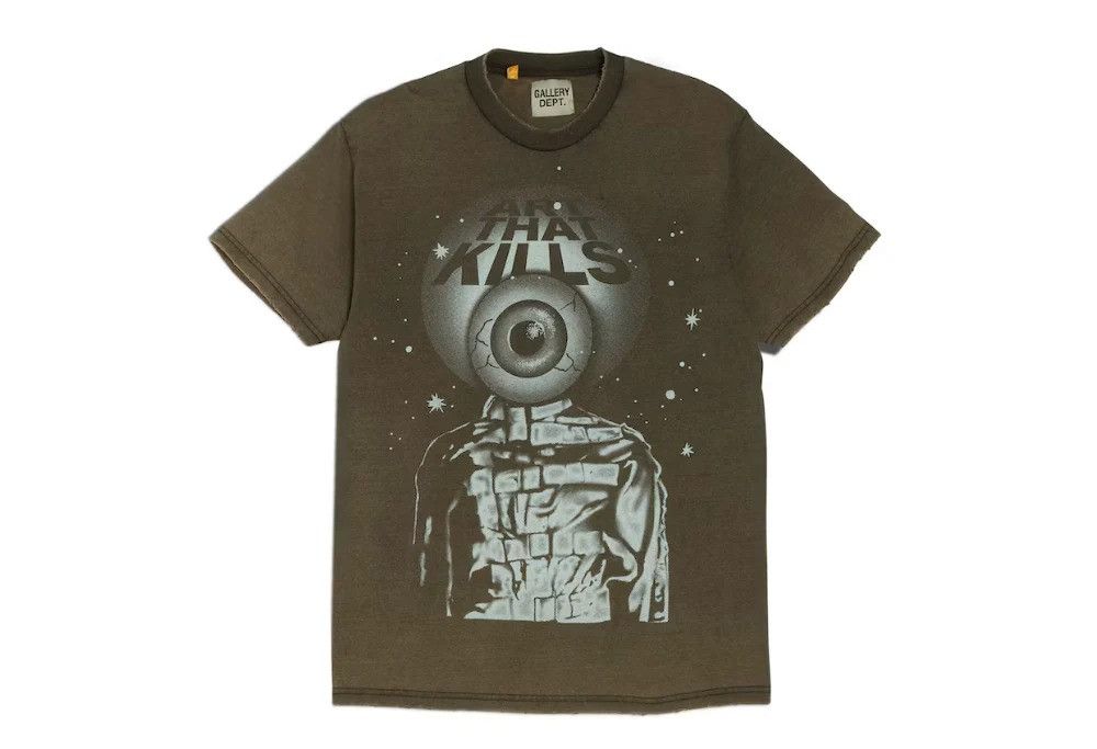 Gallery Dept. o1mle0226 ATK Rod T-Shirt in Faded Black Size US S / EU 44-46 / 1 - 1 Thumbnail