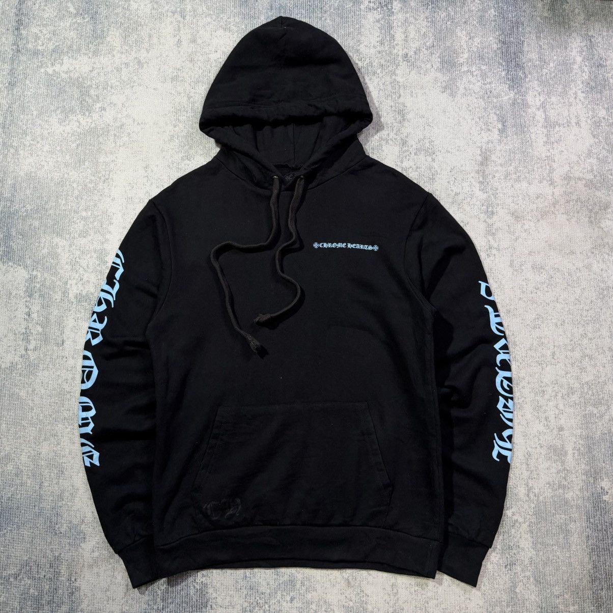 Chrome Hearts Chrome Hearts - Blue Spellout Sleeves Pullover Size US S / EU 44-46 / 1 - 2 Thumbnail