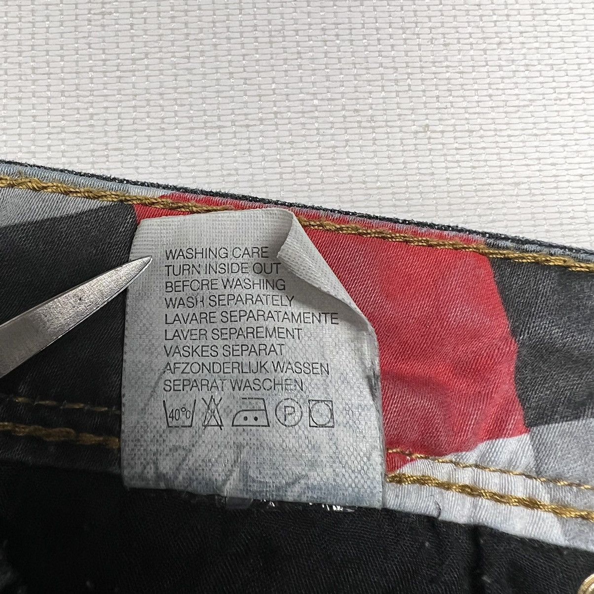 Pepe Jeans × Vintage VTG Pepe Jeans Blue Flared Bootcut London Pocket Patch Y2K Size 34" / US 12 / IT 48 - 16 Thumbnail