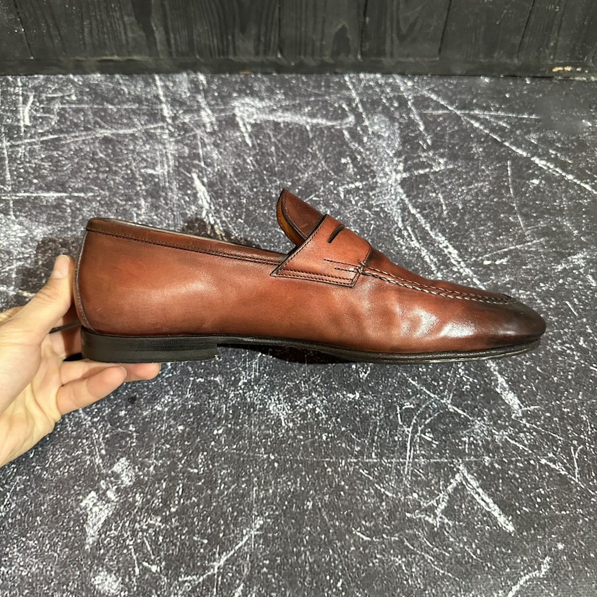 Santoni SANTONI MEN’S Leather Loafers Size 10 US 9 UK Size US 10 / EU 43 - 9 Thumbnail