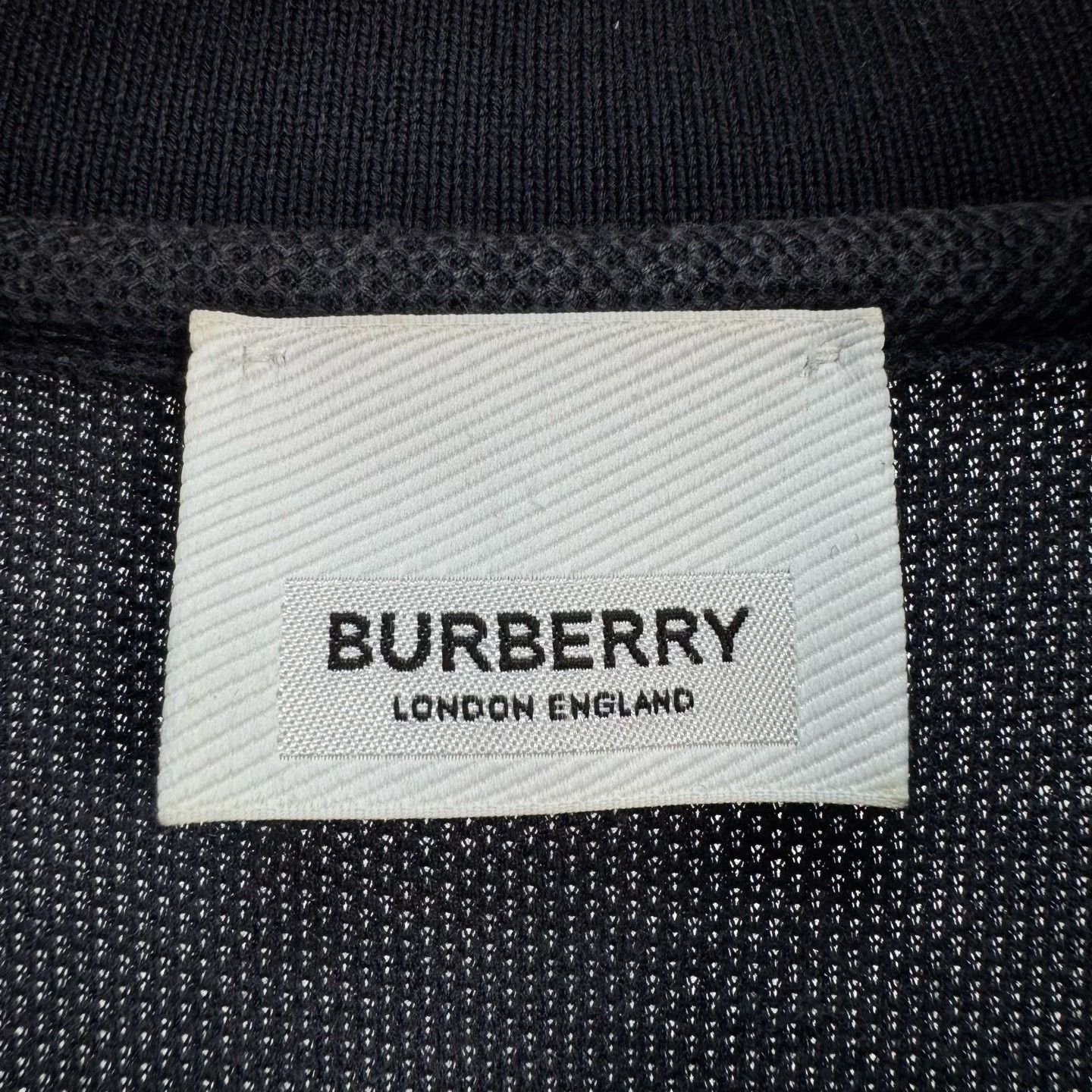 Burberry Burberry Embroidered Letter Check Polo Short Sleeve Size US XL / EU 56 / 4 - 4 Thumbnail