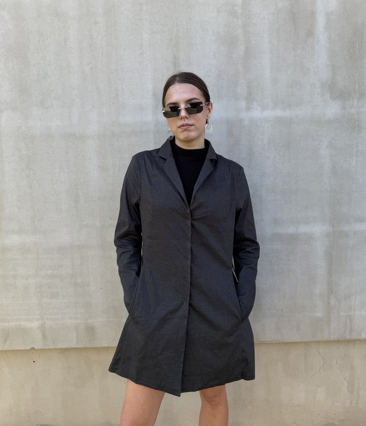 Annette Gortz Annette Gortz Women’s Blazer Shirt Dress Linen Germany 38 Size M / US 6-8 / IT 42-44 - 1 Thumbnail