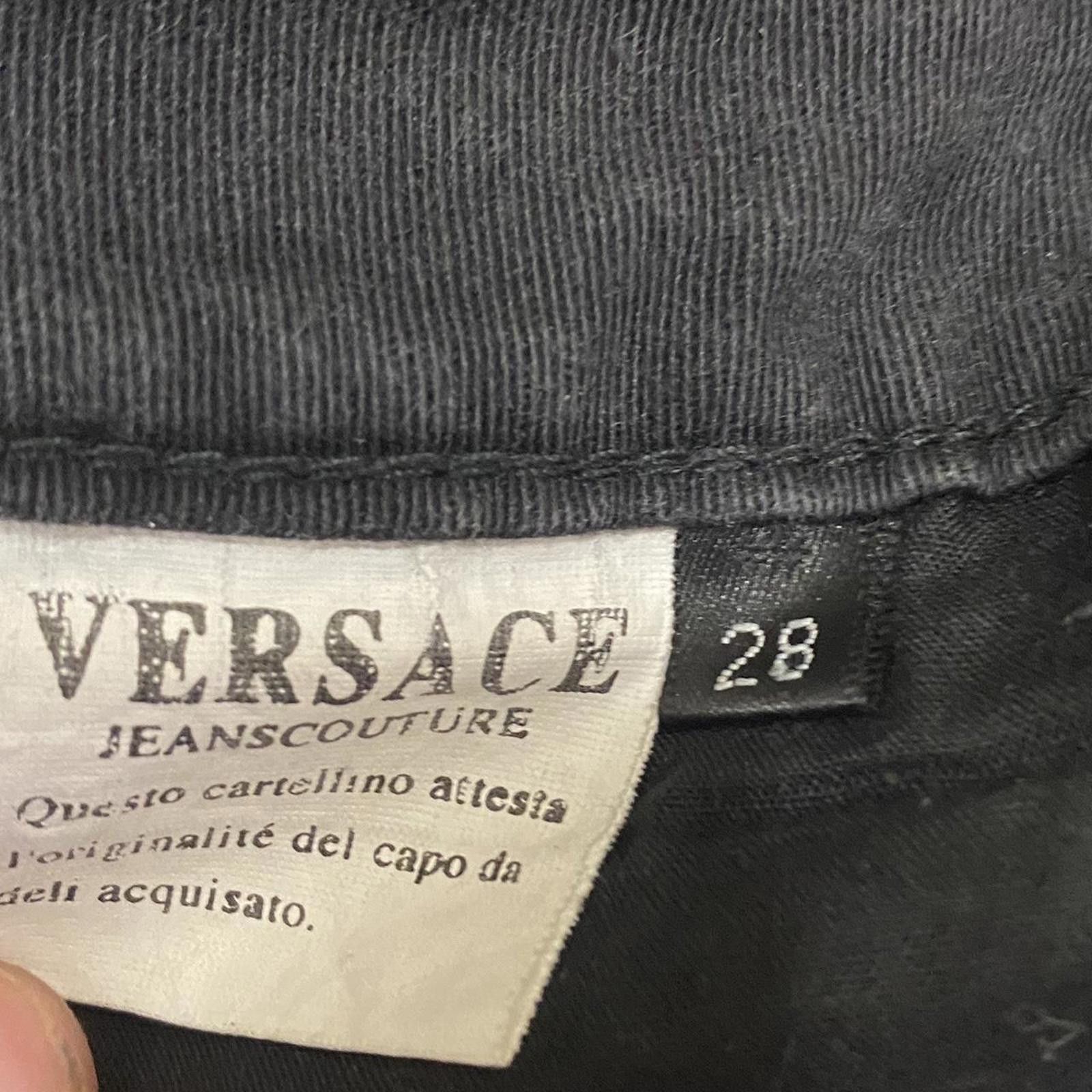 Versace Jeans Couture Versace Jeans Couture Black Studded Women's Jeans Size 30" / US 8 / IT 44 - 8 Thumbnail
