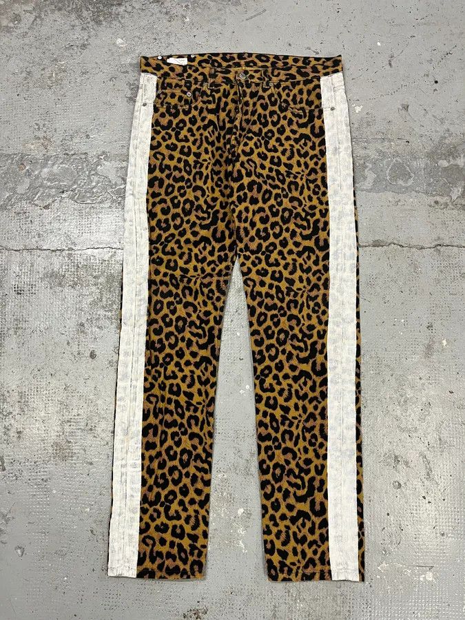 Dries Van Noten Dries Van Noten Leopard Print Camel Jeans Size US 32 / EU 48 - 3 Thumbnail