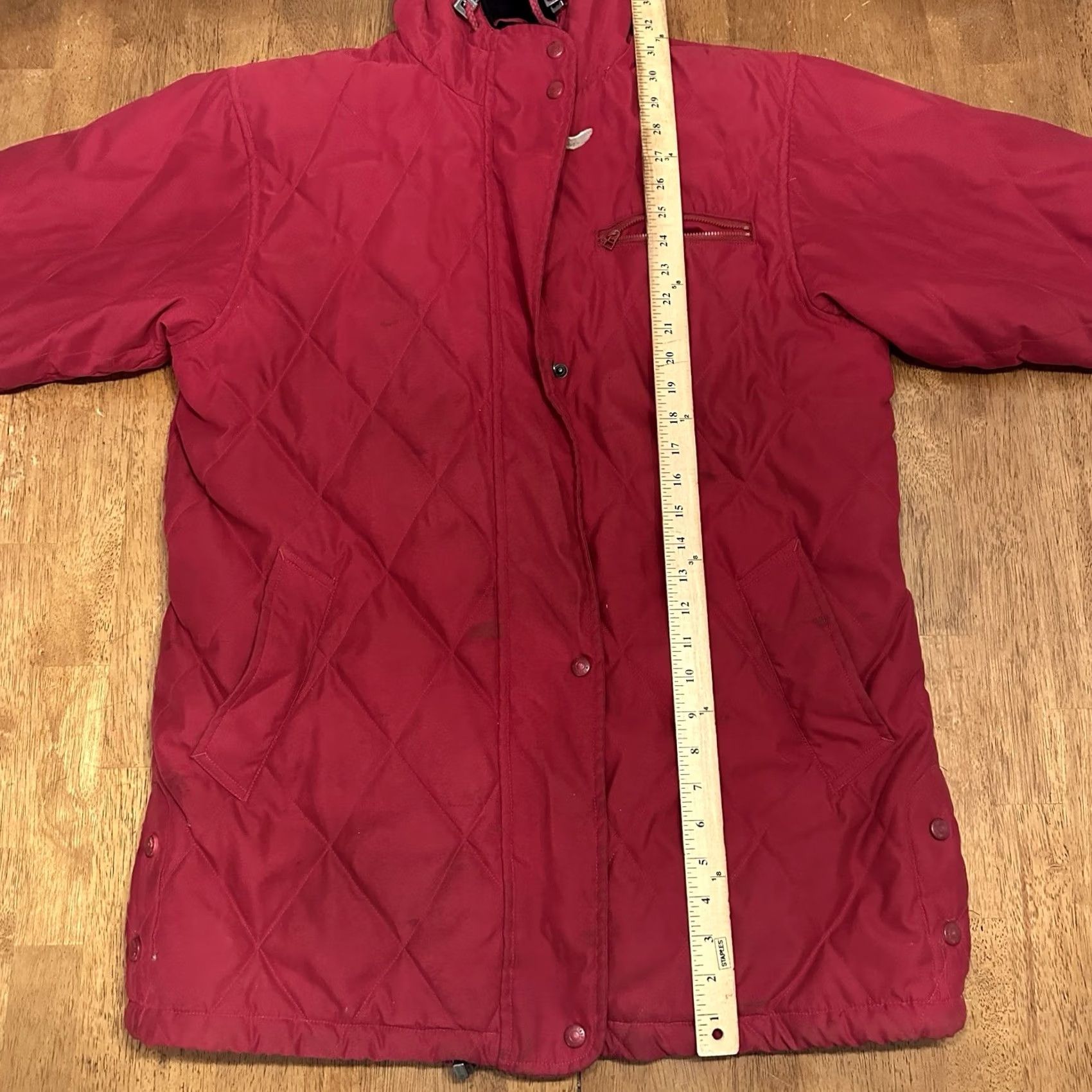Vintage VINTAGE Woolrich Jacket Parka Red Women's 90s Medium M Size M / US 6-8 / IT 42-44 - 7 Thumbnail
