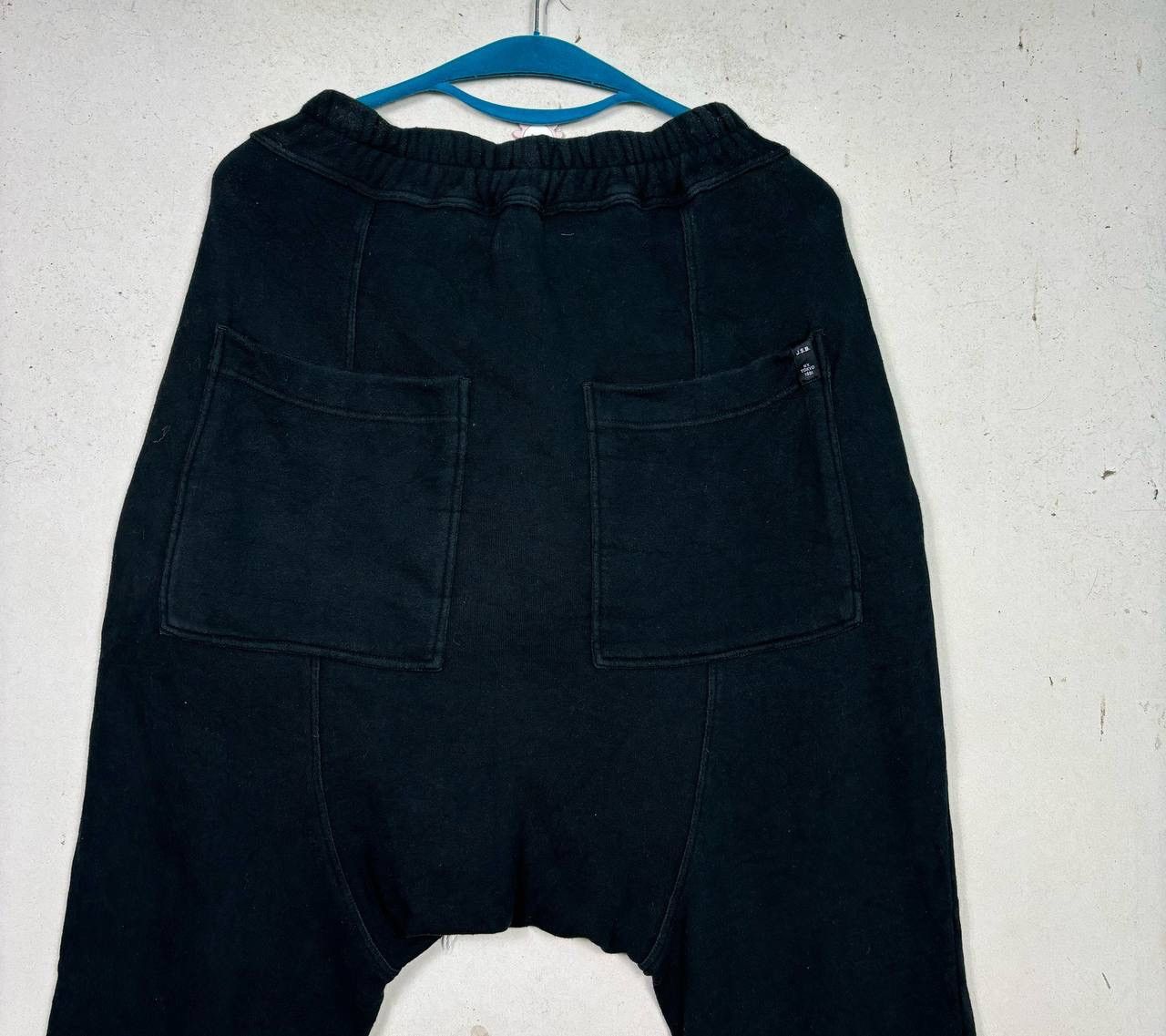 Japanese Brand J.S.B Japan Sarouel Drop Crotch Sweatpants Black Size M Size US 32 / EU 48 - 4 Thumbnail