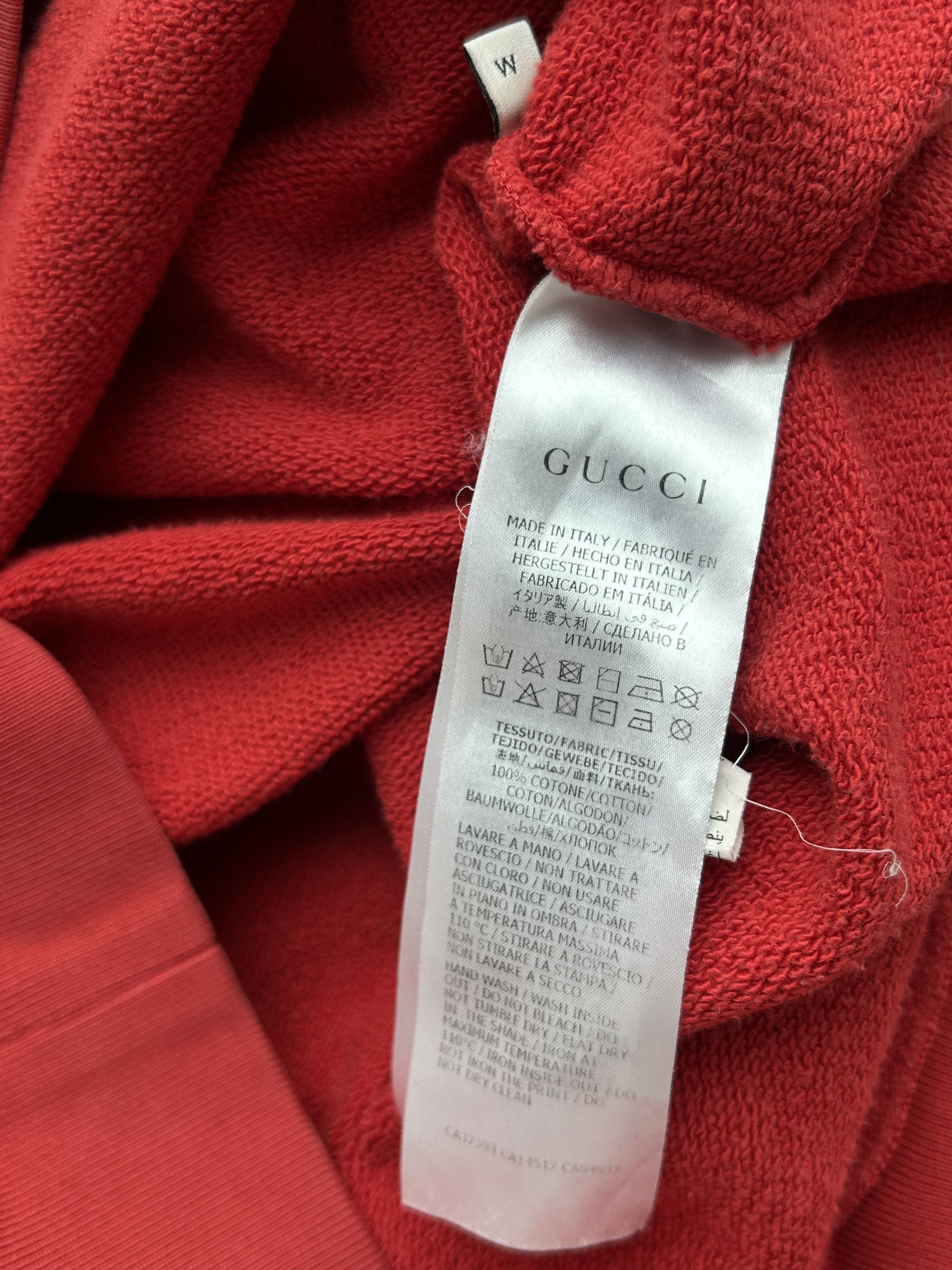 Gucci Gucci Red & White Logo Sweater Size US M / EU 48-50 / 2 - 4 Thumbnail