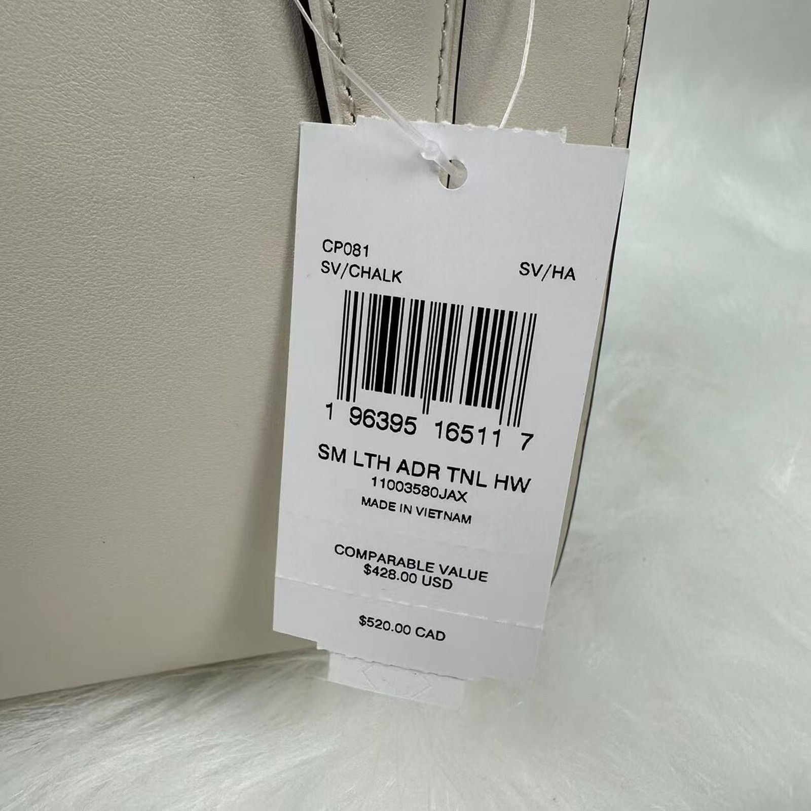 Coach COACH Andrea Carryall Bag Crossbody Leather/Chalk CP081 NWT Size ONE SIZE - 4 Thumbnail