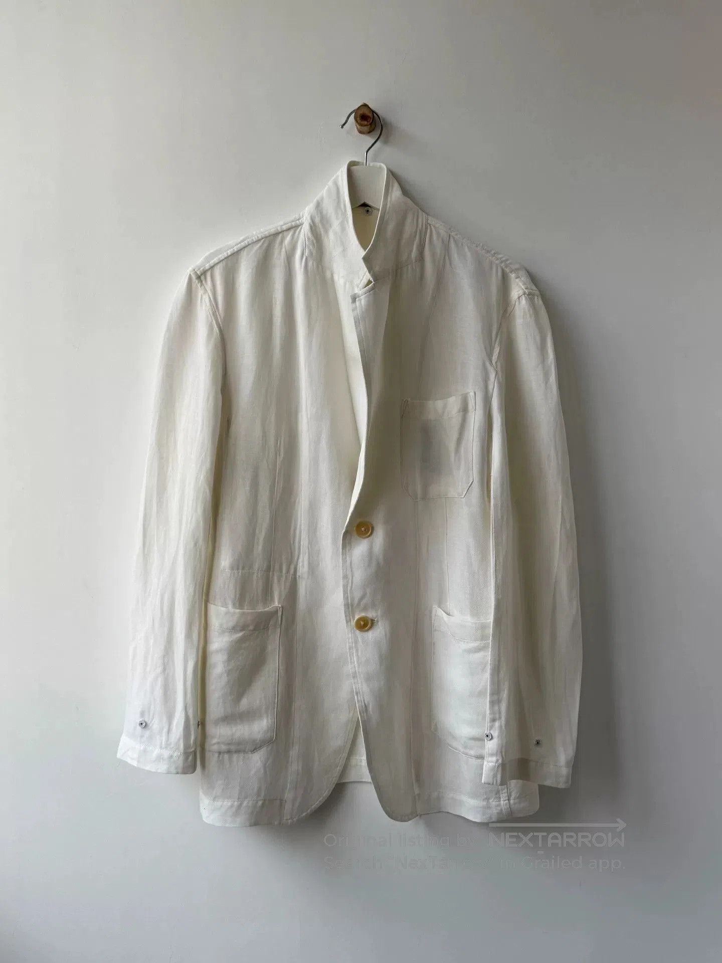 Y's Yohji Yamamoto Y's Linen Summer Jacket. Size US M / EU 48-50 / 2 - 4 Thumbnail