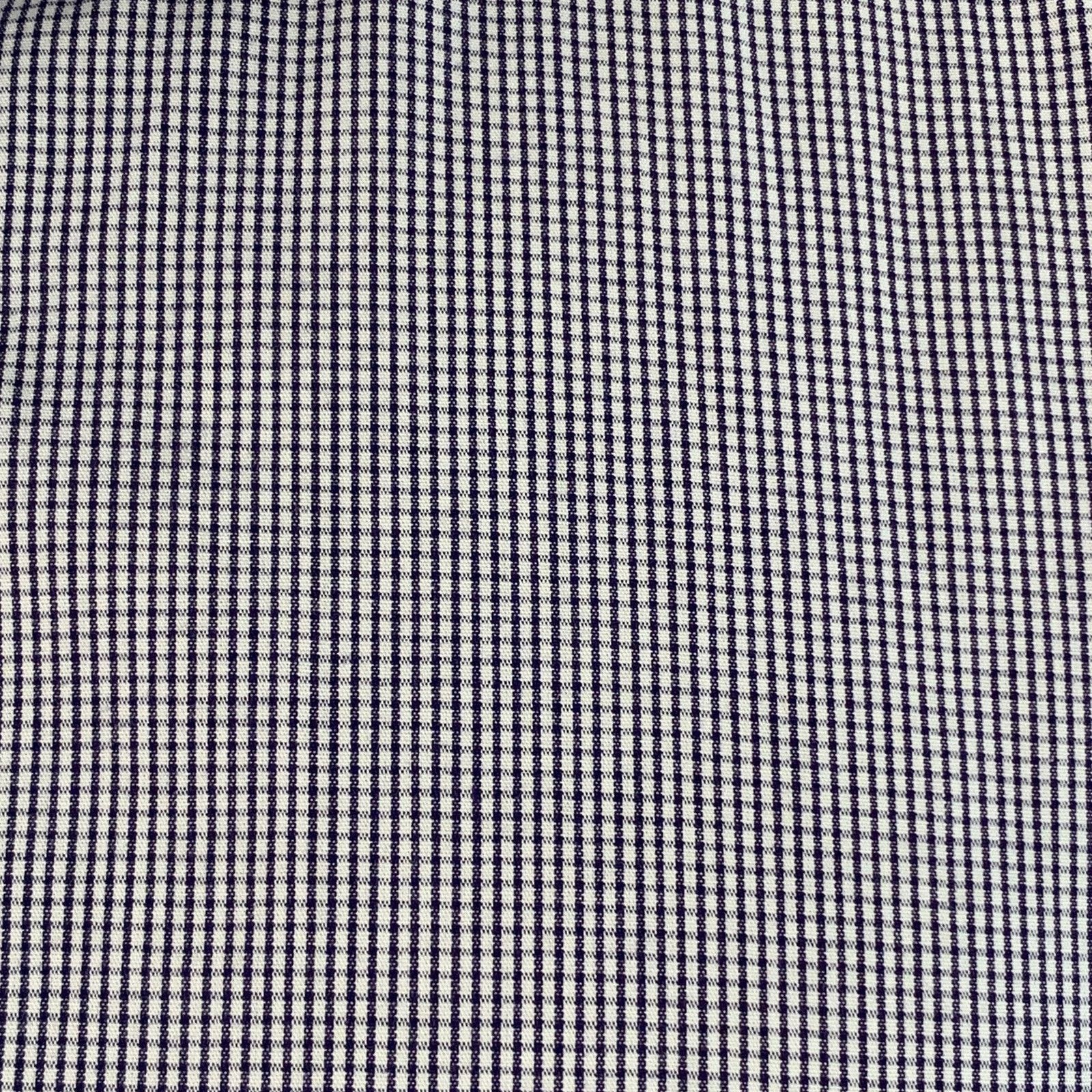 agnes b. AGNÈS B Gingham Cotton Button Down Collar Short Sleeve Shirt Size US M / EU 48-50 / 2 - 2 Thumbnail