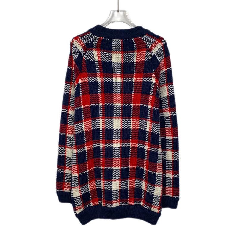Louis Vuitton Louis Vuitton Colorblock plaid wool crewneck long-sleeve s Size M / US 6-8 / IT 42-44 - 2 Thumbnail