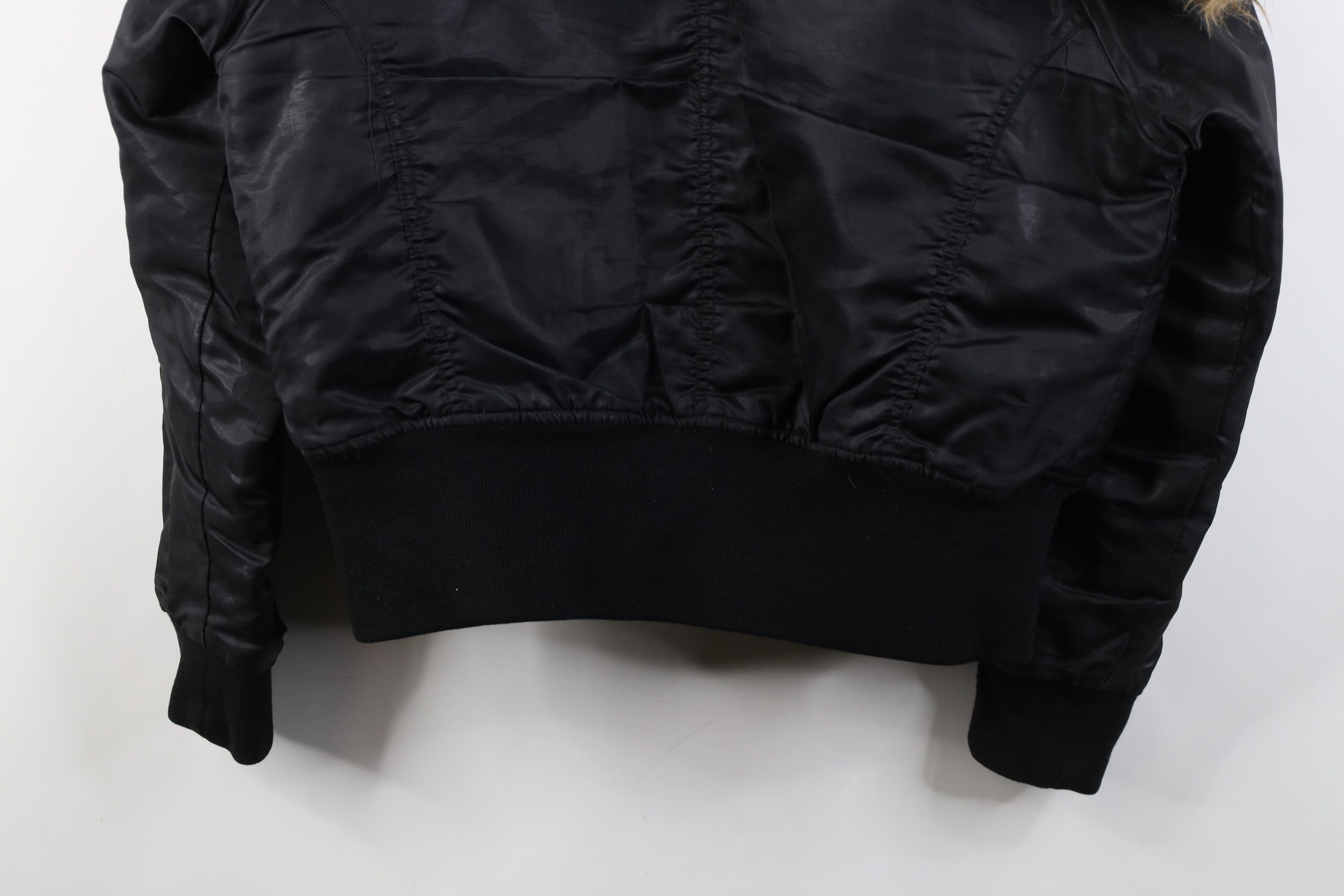 Southpole Vintage 90s Y2K Southpole Caped Hood Babydoll Jacket Black Size XL / US 12-14 / IT 48-50 - 16 Thumbnail