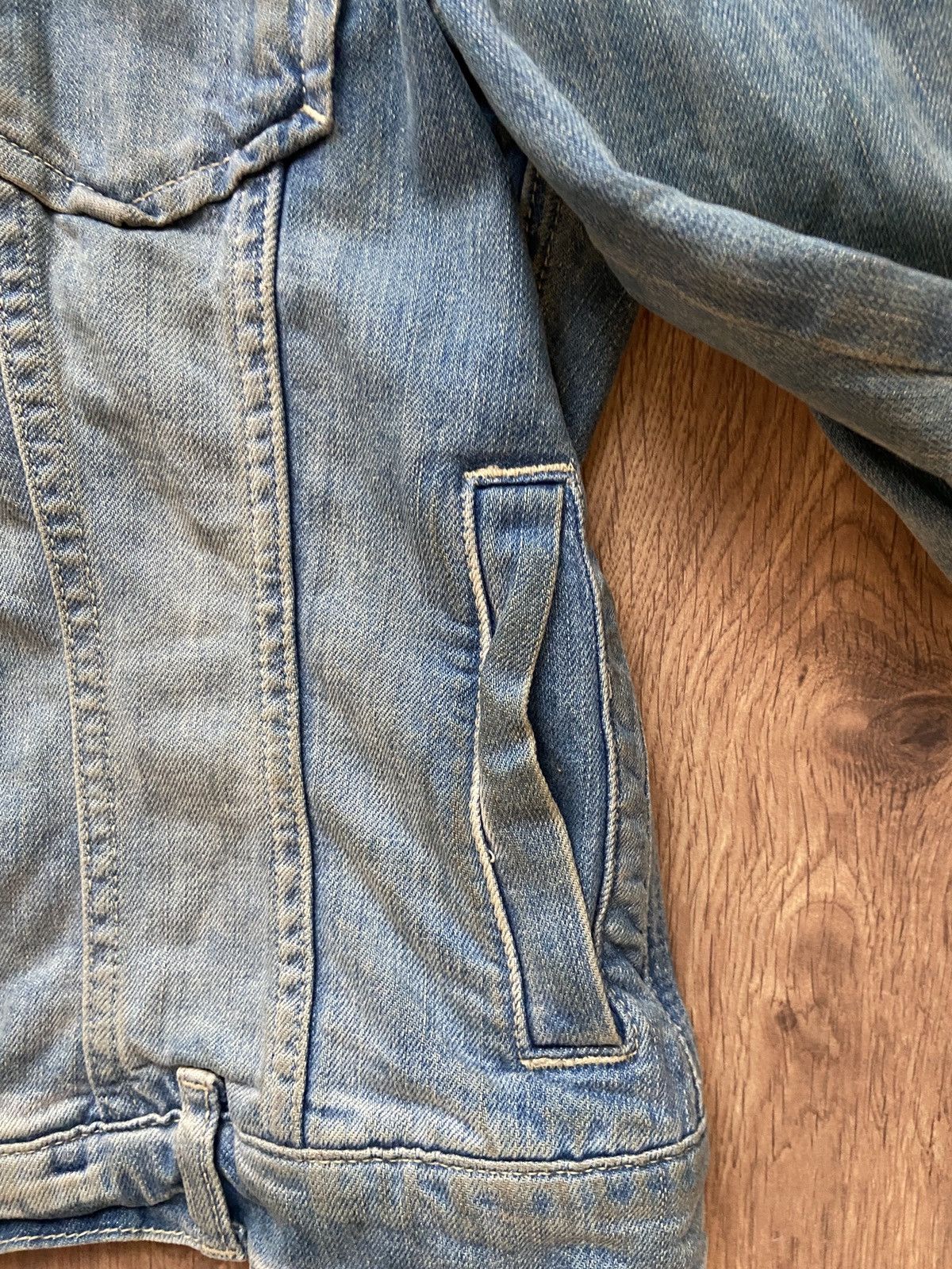 Massimo Dutti Massimo Dutti denim jacket y2k 2000s archive grunge crop fit Size S / US 4 / IT 40 - 2 Thumbnail