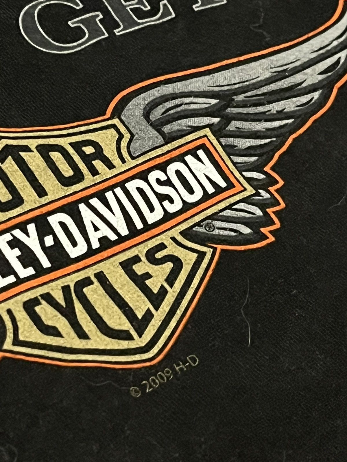 Harley Davidson × Vintage Vintage 90’s Harley Davidson T Shirt Size US L / EU 52-54 / 3 - 3 Thumbnail
