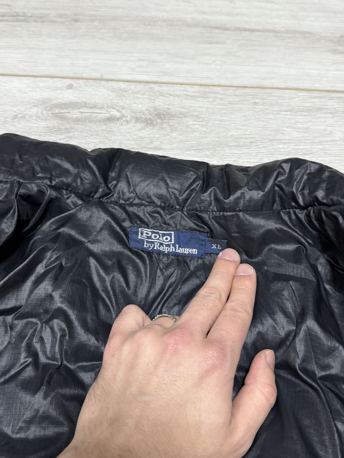 Polo Ralph Lauren POLO Ralph Lauren USA 🇺🇸 flag vintage down puffer jacket Size US XL / EU 56 / 4 - 7 Thumbnail