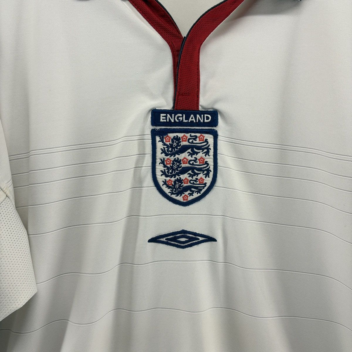Umbro England 2004 Home Reversible Kit Soccer Football Jersey Size US XL / EU 56 / 4 - 3 Thumbnail