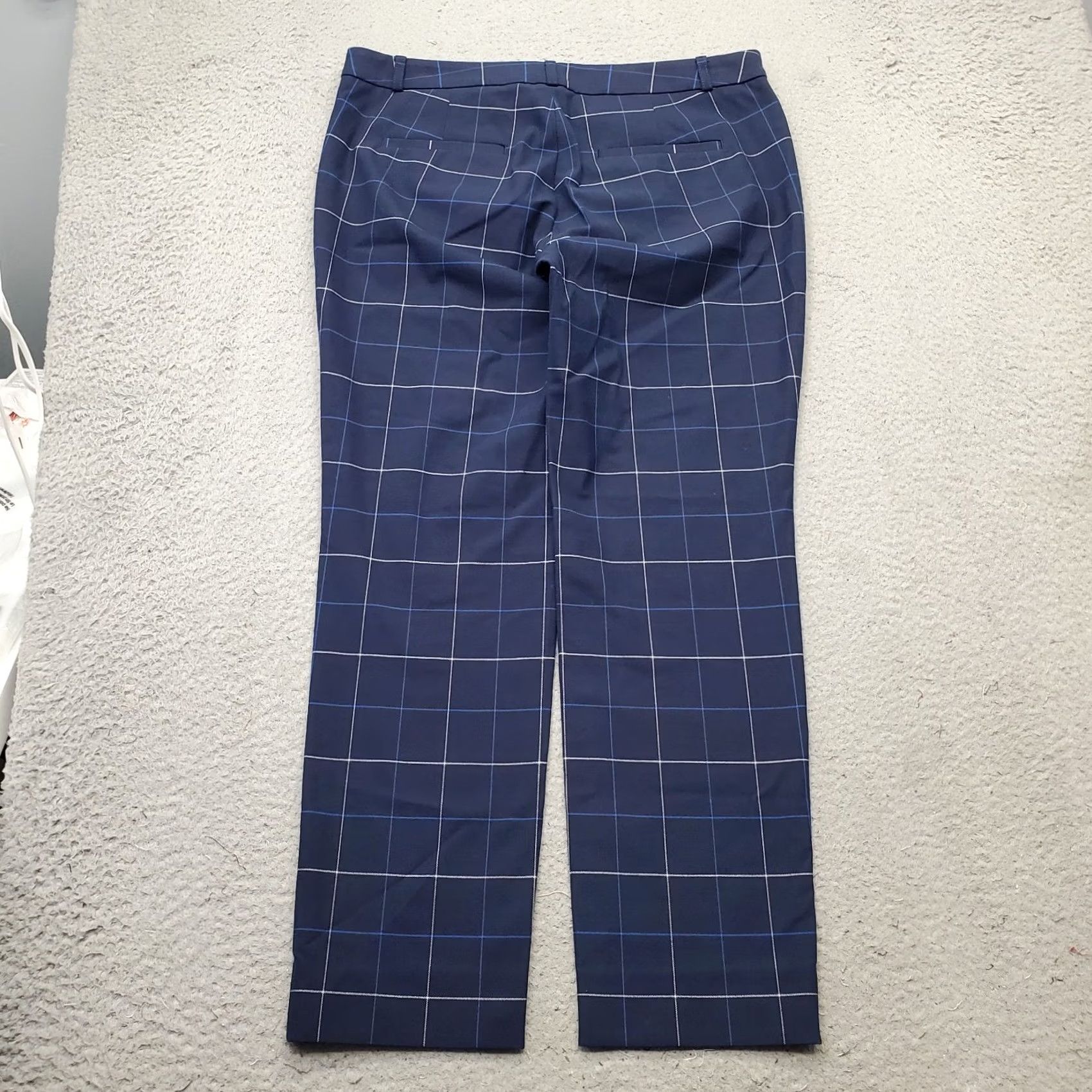 Banana Republic Banana Republic Sloan Dress Pants Womens Size 10 Multi Plaid Slim Tapered Workwear Size 32" / US 10 / IT 46 - 2 Thumbnail