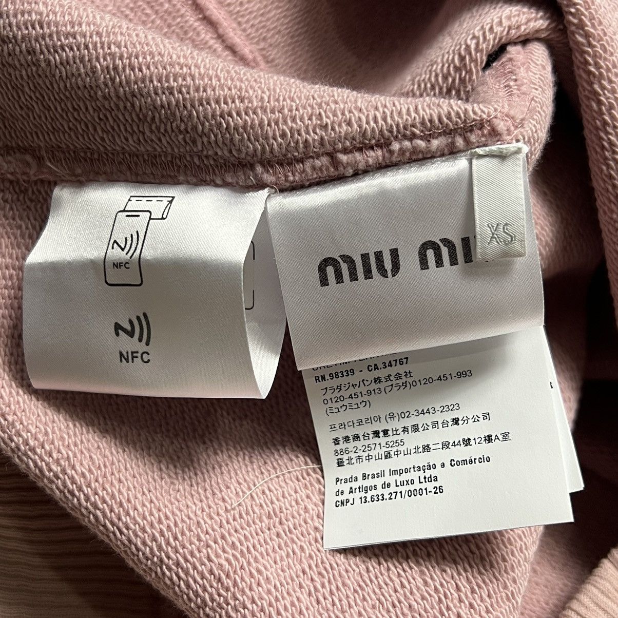 Miu Miu × Prada miu miu Embroidery Logo Half Zip Sweater Size US XS / EU 42 / 0 - 7 Thumbnail