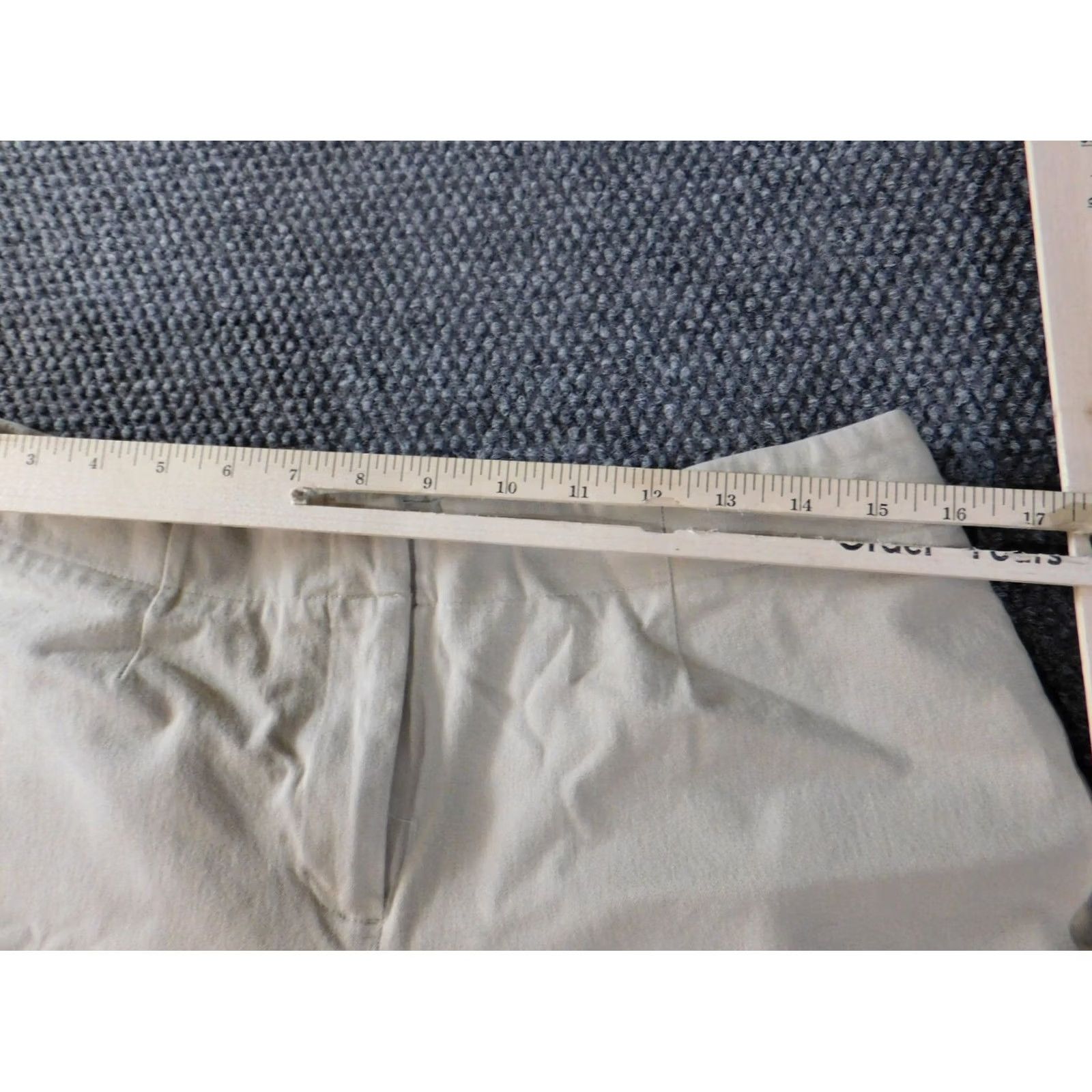Vintage Chico's Beige Cotton Linen Straight Chino Pants Womens Regular 25in Inseam Casual - Chinos, Stretch, Pockets, Button, Summer, Solid, Vintage: No Size 25" / US 0 / IT 36 - 4 Thumbnail