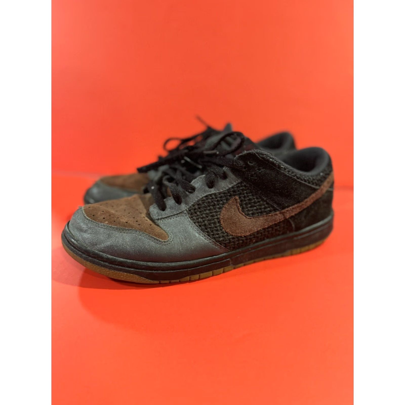 Nike VINTAGE Nike Dunk Low CL Burgundy Anthracite Grey Sz 8.5 2008 304714-065 Pre-owned Rare Mens Sneakers Size US 8 / EU 41 - 2 Thumbnail