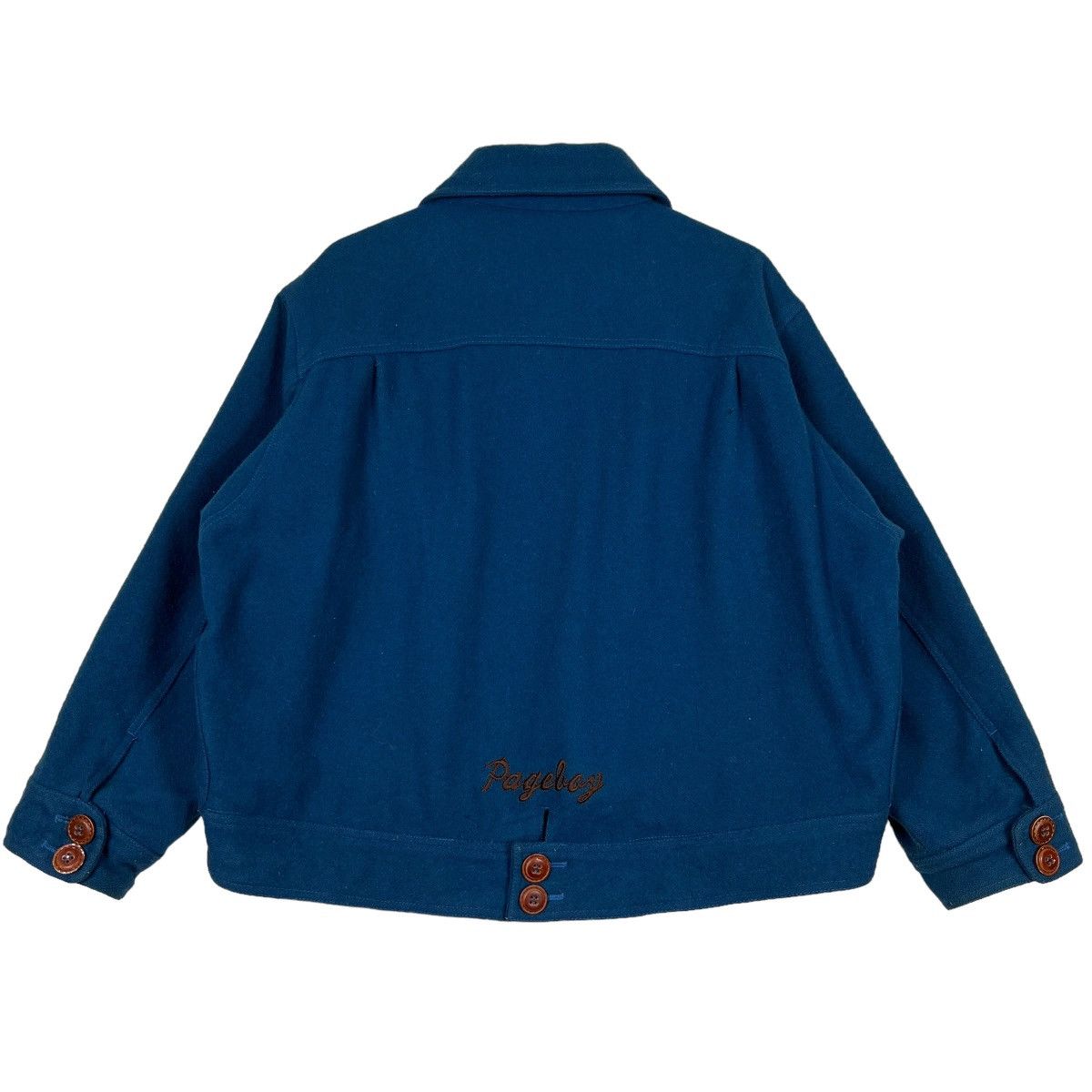 Issey Miyake WOOL PAGE BOY PLEATED BOMBER JACKET MADE IN JAPAN Size US M / EU 48-50 / 2 - 8 Thumbnail