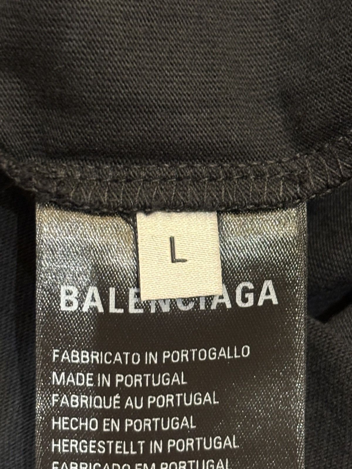 Balenciaga Balenciaga Hand Drawn Large Fit Tee Size US L / EU 52-54 / 3 - 6 Thumbnail