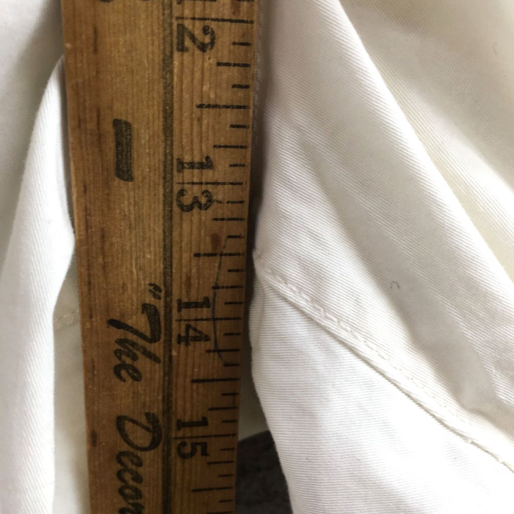 H&M H&M Relaxed Fit Jogger Pants Womens XL Beige Cotton Blend Hi-Rise Flats Front Pockets Regular Inseam 29 Pants Casual Womens Size 40" / US 18 - 6 Thumbnail