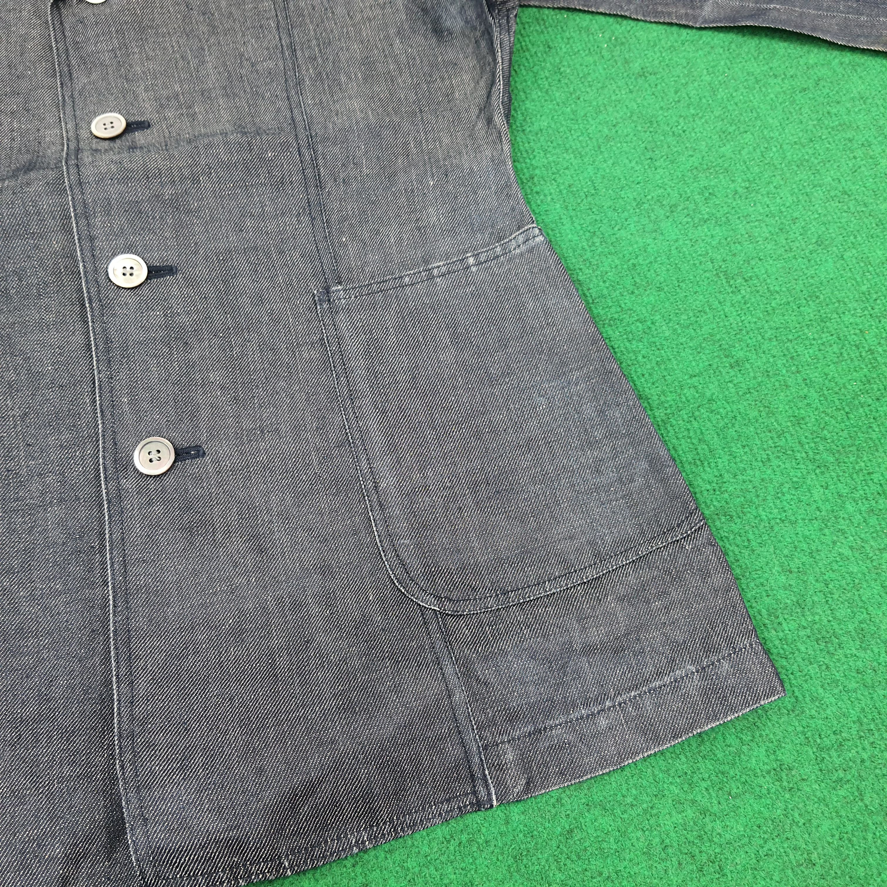 Issey Miyake × Japanese Brand × Vintage Vintage Plantation by Issey Miyake Japan Denim Blazers Size US S / EU 44-46 / 1 - 9 Thumbnail