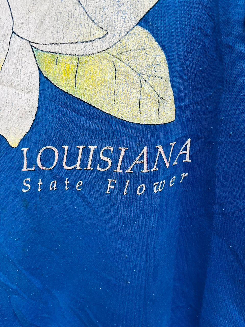 Japanese Brand Vintage 80s Magnolia Louisiana State Flower Streetwear Style Size US XL / EU 56 / 4 - 6 Thumbnail
