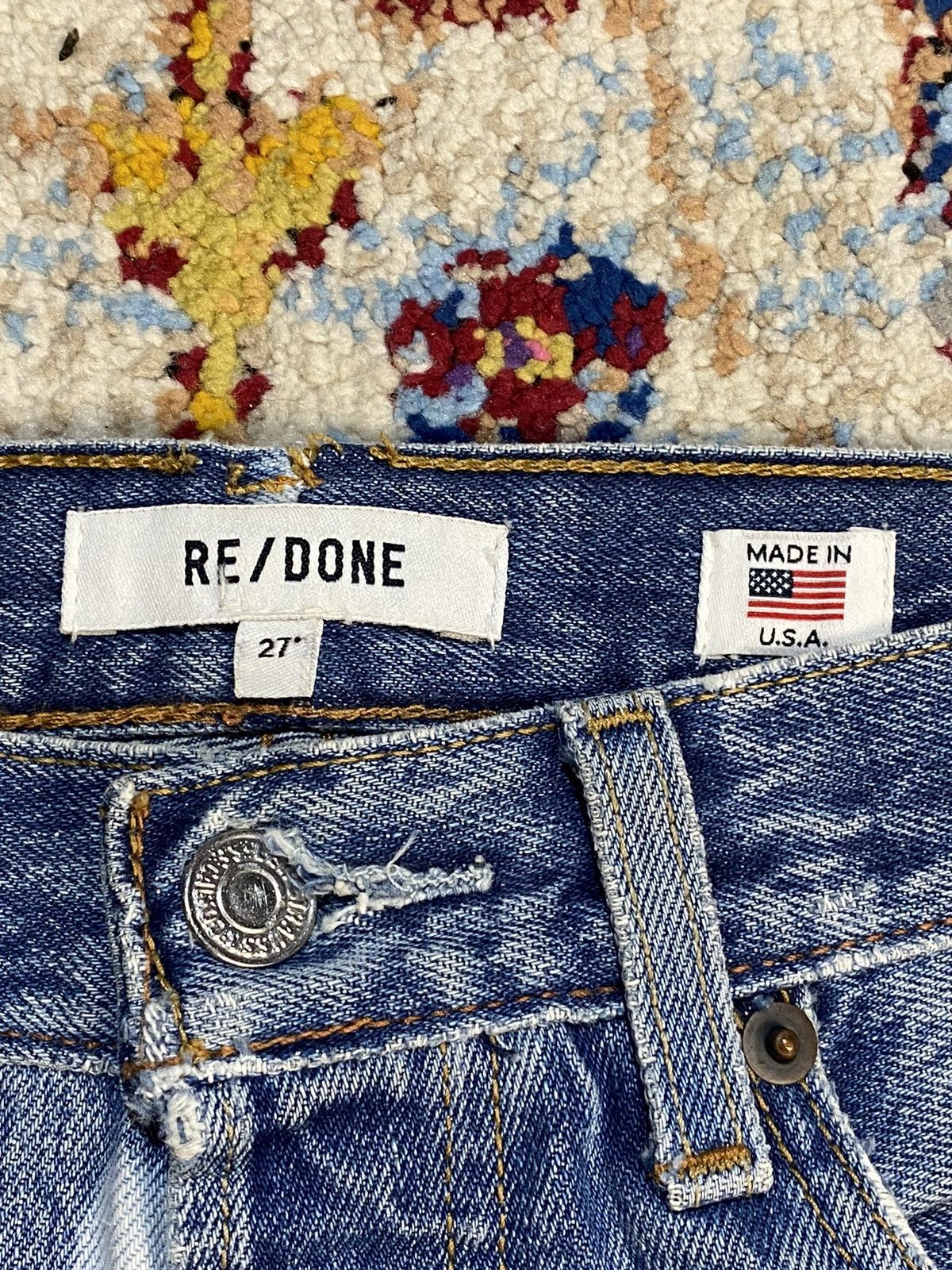 Levi's × RE/DONE LEVIS RE/DONE USA RED TAB DESTROYED JEANS W29 Size US 29 - 12 Thumbnail