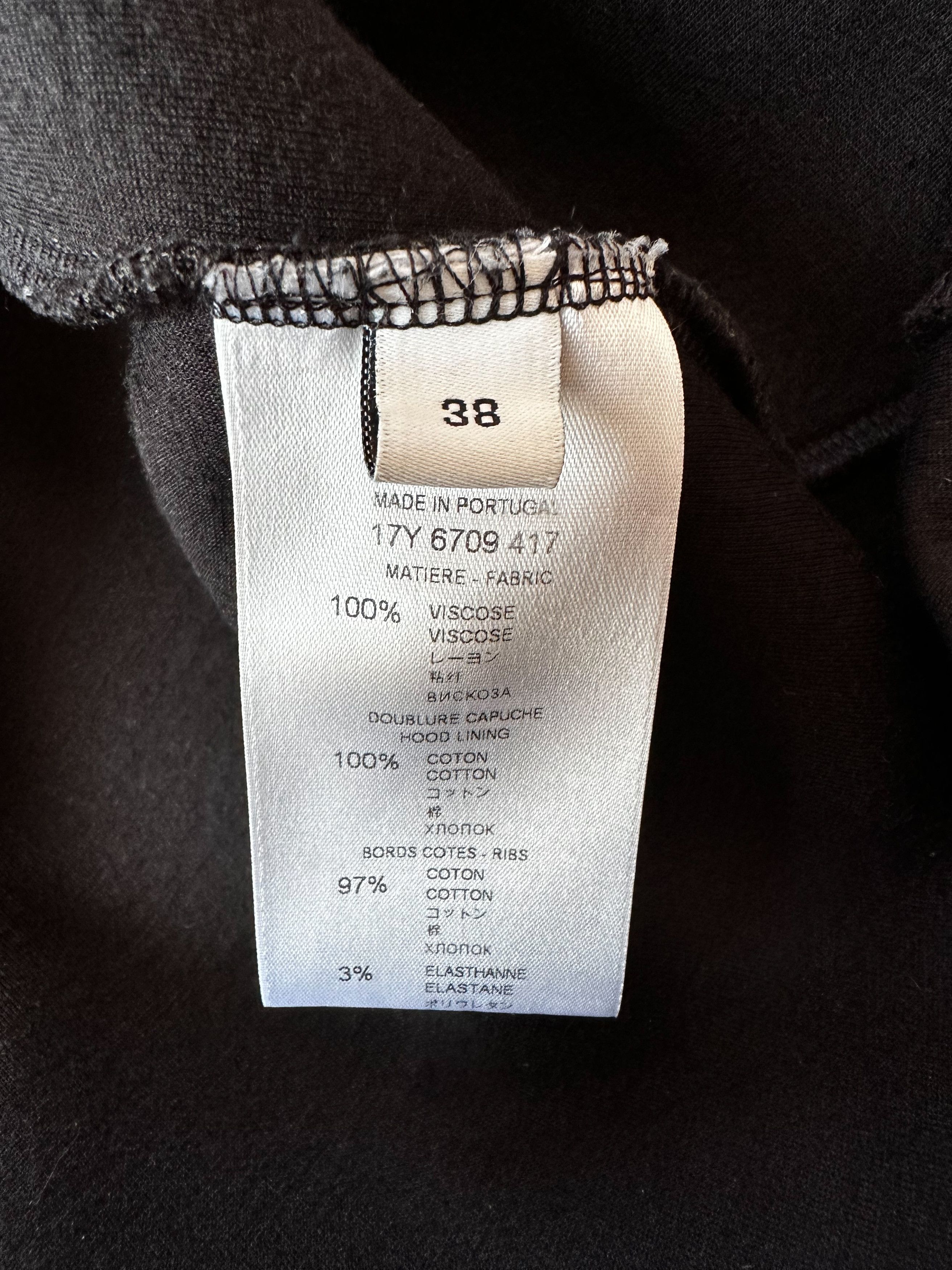 Givenchy Givenchy Black & White Back Logo Zip Up Hoodie Size US XXL / EU 58 / 5 - 4 Thumbnail