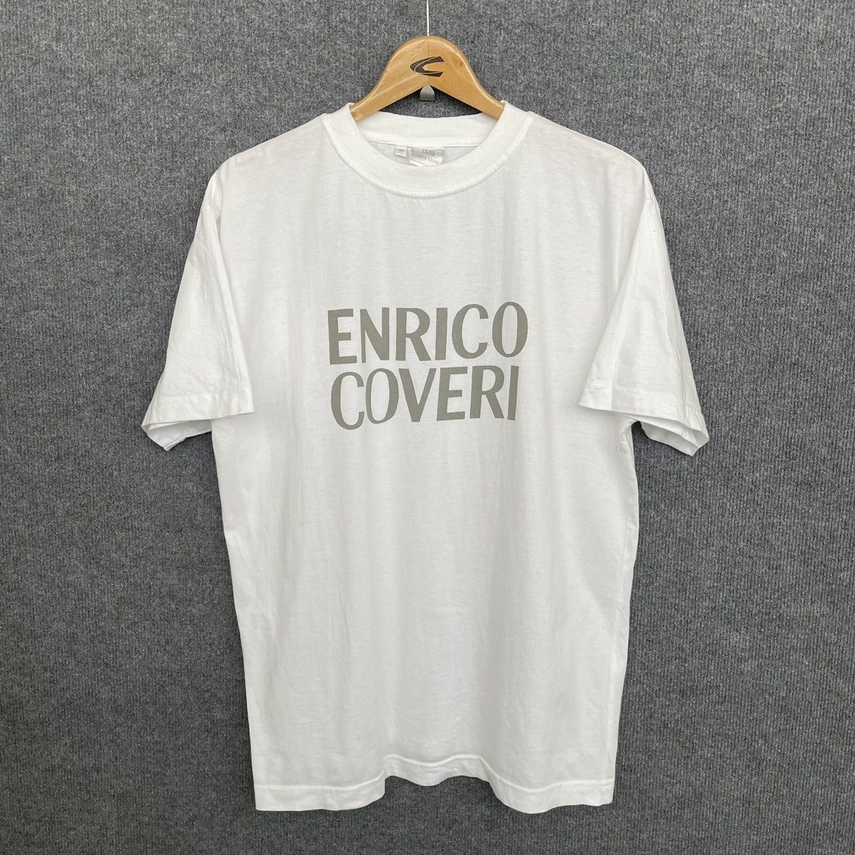 Enrico Coveri 90s Enrico Coveri Spell Out T Shirt Size US L / EU 52-54 / 3 - 1 Thumbnail