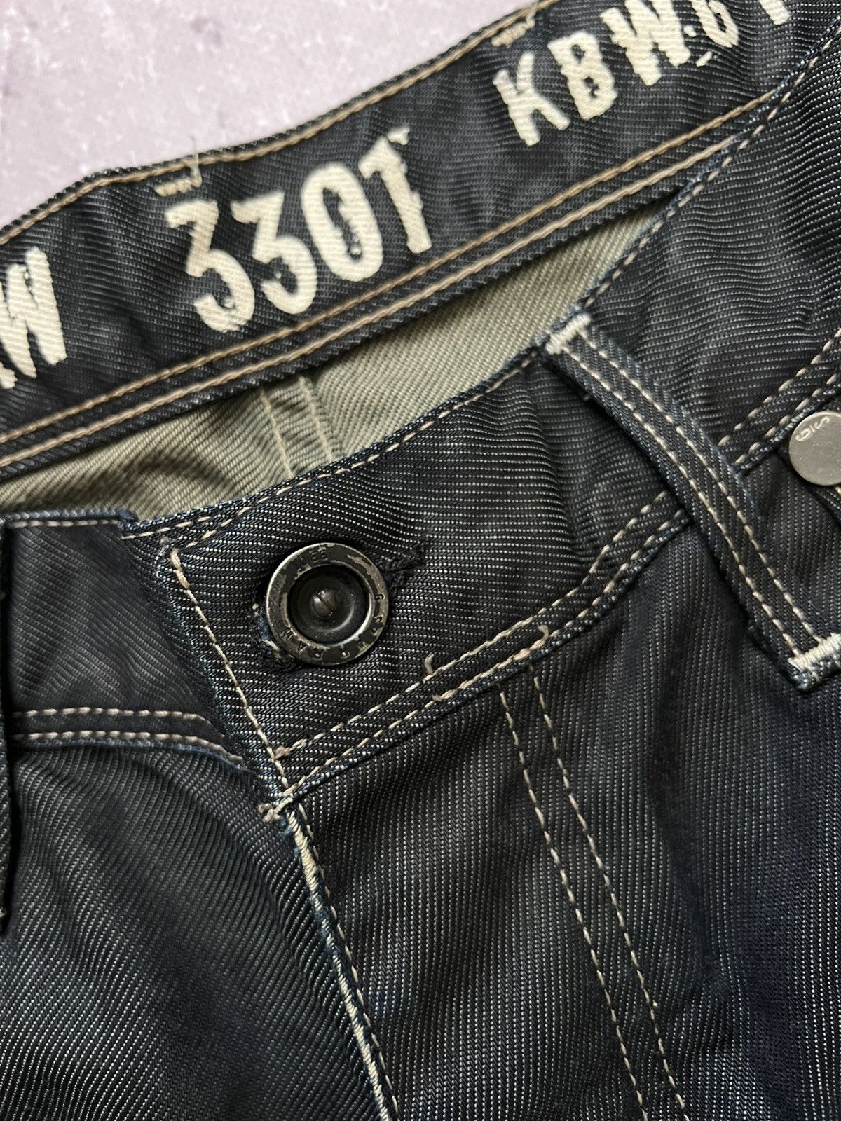 G-Star G Star Raw Jeans With Vintage Embroidery And Large Logo 36 Size US 36 / EU 52 - 14 Thumbnail