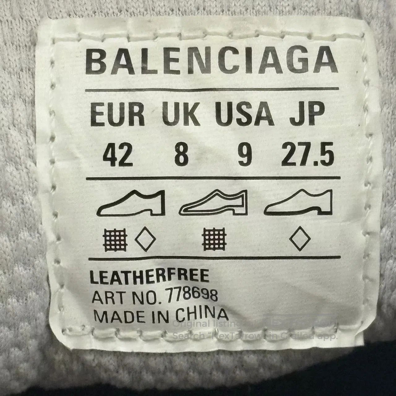 Balenciaga balenciaga 3xl low. Size US 9 / EU 42 - 7 Thumbnail