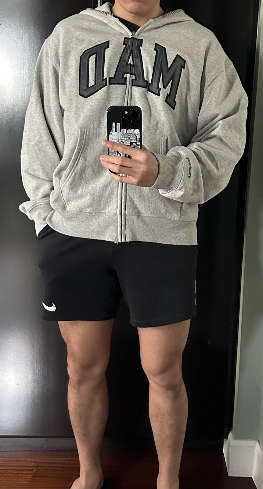 Gap × Madhappy Gap x Madhappy Gray Zip Hoodie Size US L / EU 52-54 / 3 - 4 Thumbnail