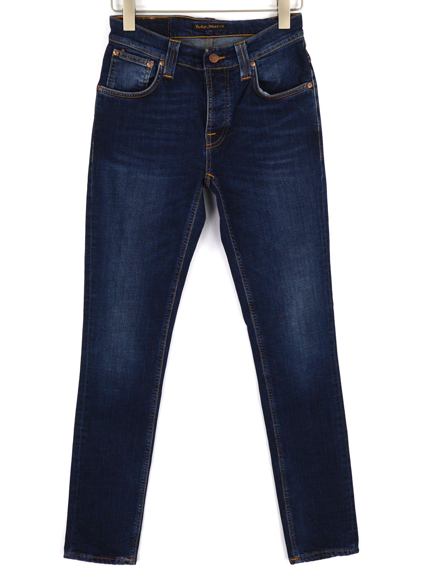Nudie Jeans GRIM TIM W29/L32 Crosshatch Worn Organic Washed 81627 Size US 29 - 1 Thumbnail