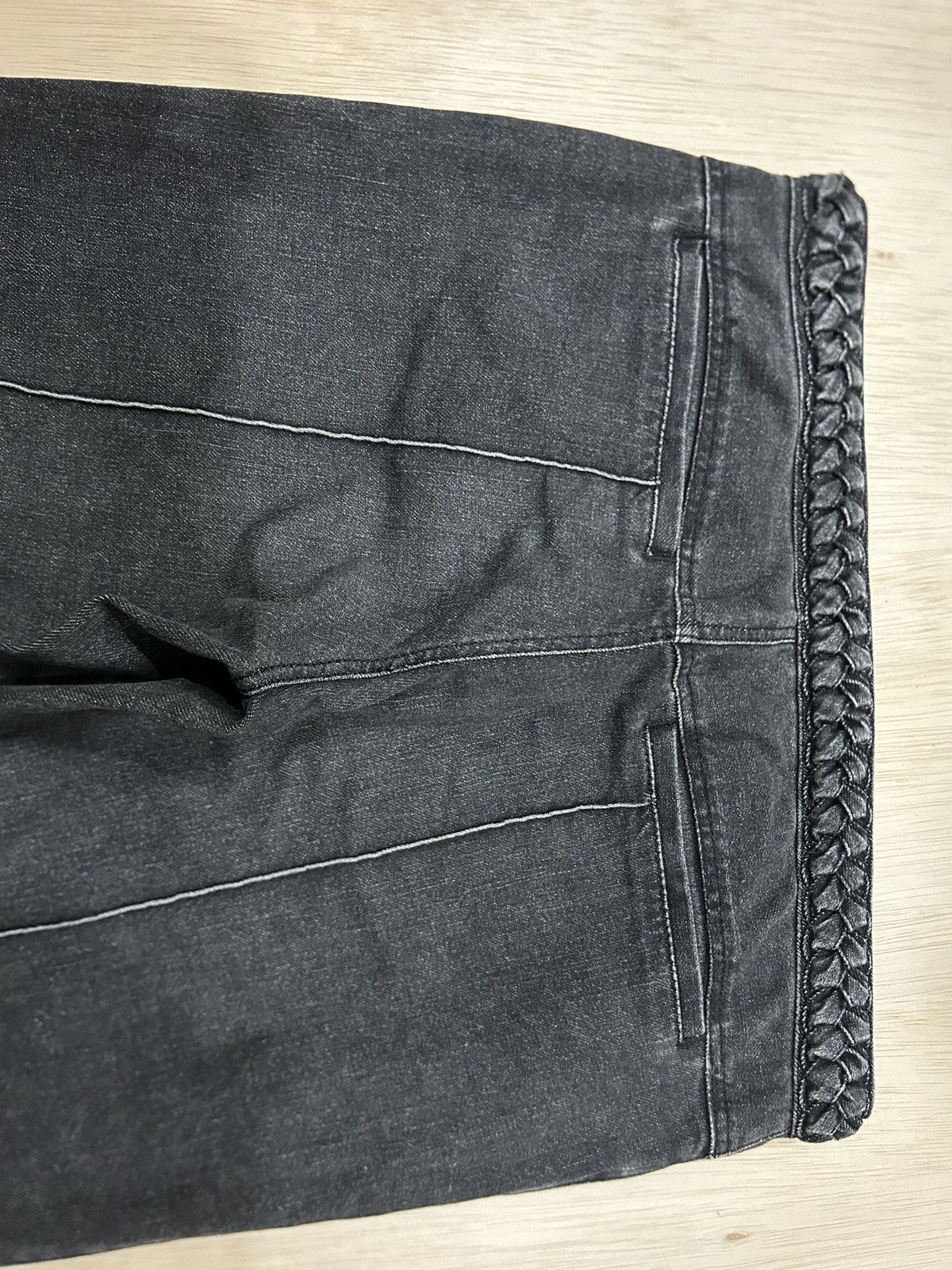 Japanese Brand Vintage Vivayou Flared Anarchy Bondage Jeans Size US 29 - 8 Thumbnail