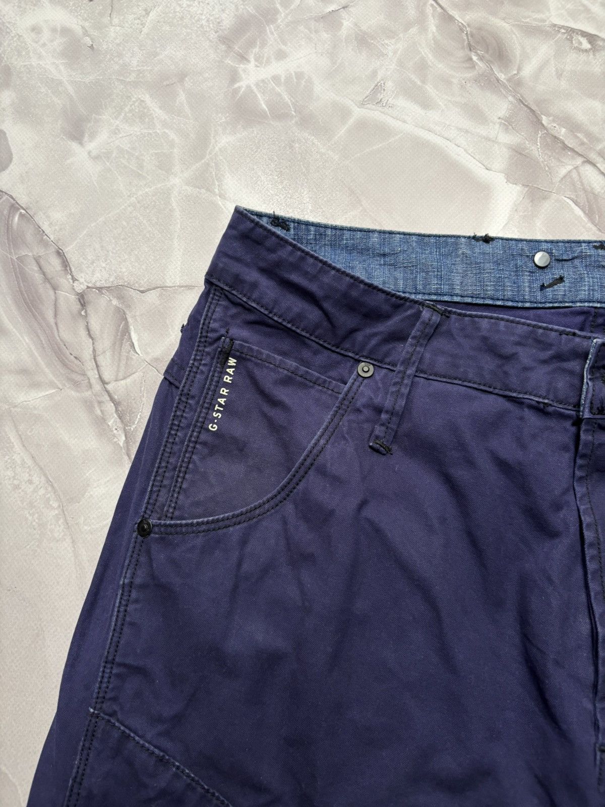 G-Star G-Star Raw 5620 3D Dimension Tapered COJ Navy Mens 33 x 32 Size US 33 - 4 Thumbnail
