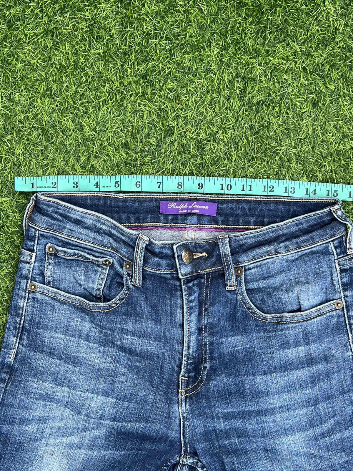 Polo Ralph Lauren Ralph Lauren Purple Label "Straight Fit" Hand-Brushed Denim Size US 32 / EU 48 - 10 Thumbnail