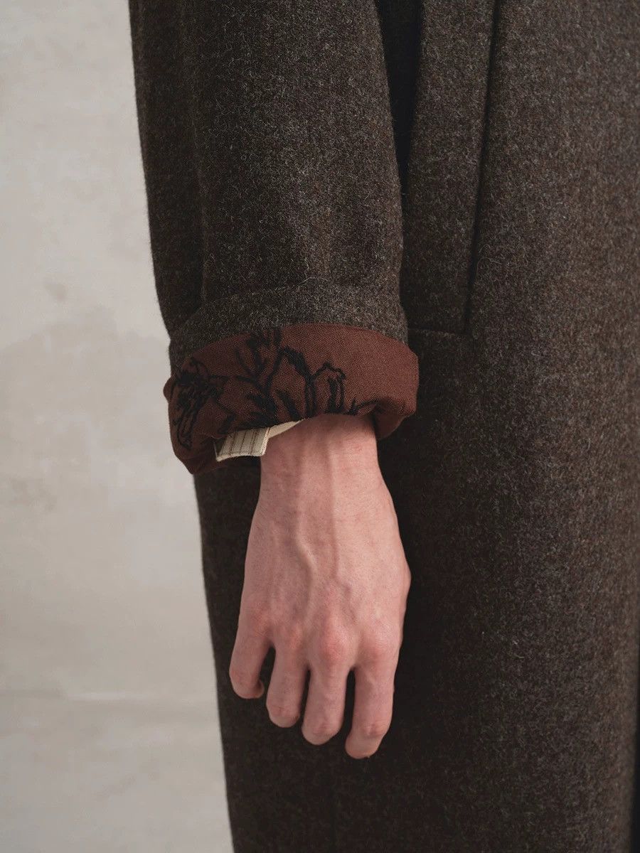 Other SageSalt Dark Brown Wool Zip Coat Convertible Collar Size US L / EU 52-54 / 3 - 3 Thumbnail