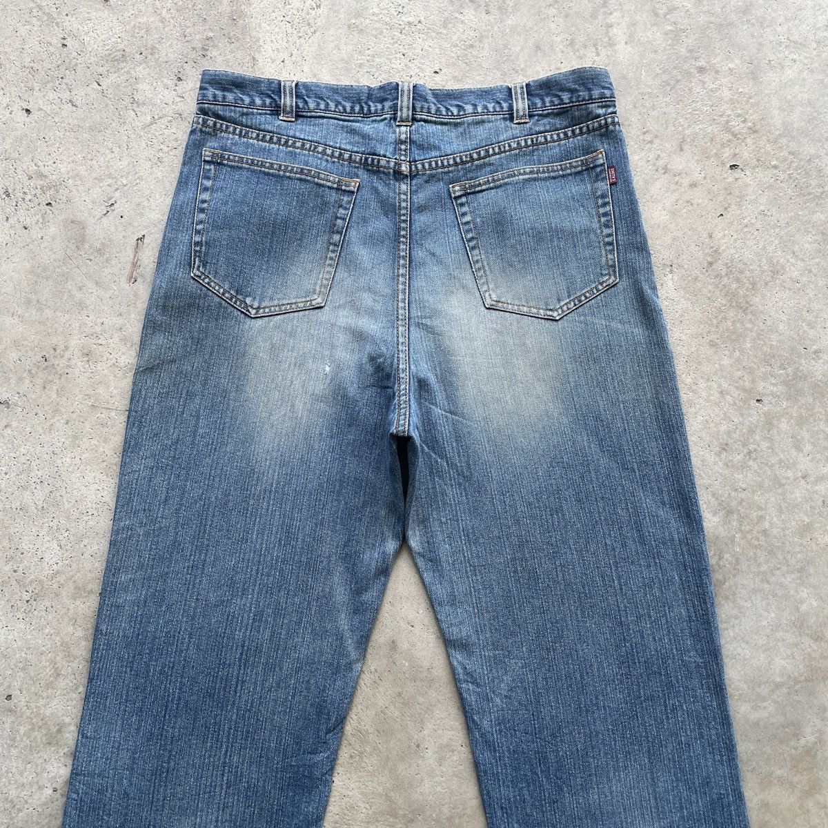 Vintage W35 Vintage Smith’s American BAGGY Jeans Faded Pants Denim Size US 35 - 8 Thumbnail