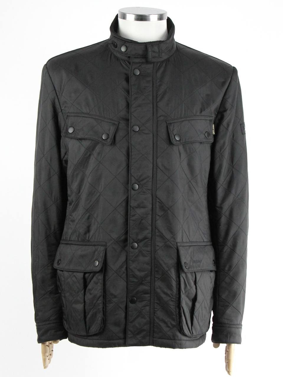 Barbour BARBOUR INTERNATIONAL Quilted black jacket Size US XL / EU 56 / 4 - 1 Thumbnail