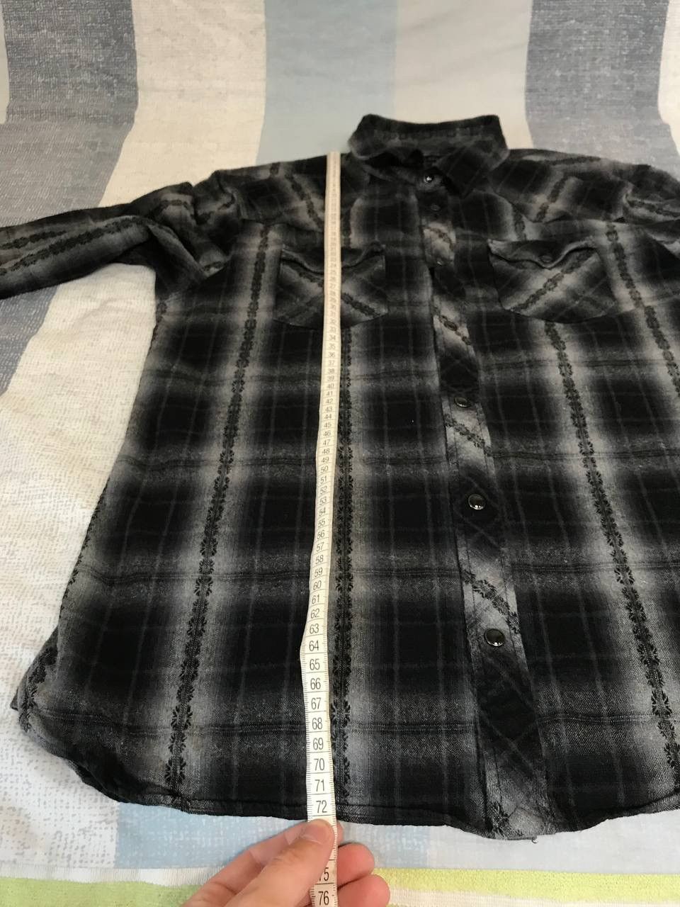 Allsaints 🔥 Allsaints Hellertown Flannel Plaid LS Button Up Shirt Y2K Size US L / EU 52-54 / 3 - 7 Thumbnail