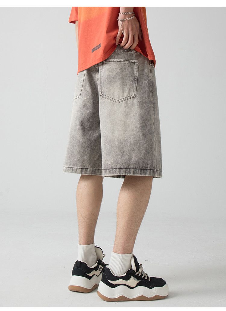 Japanese Brand × Jean Retro straight leg loose denim shorts Size US 32 / EU 48 - 6 Thumbnail