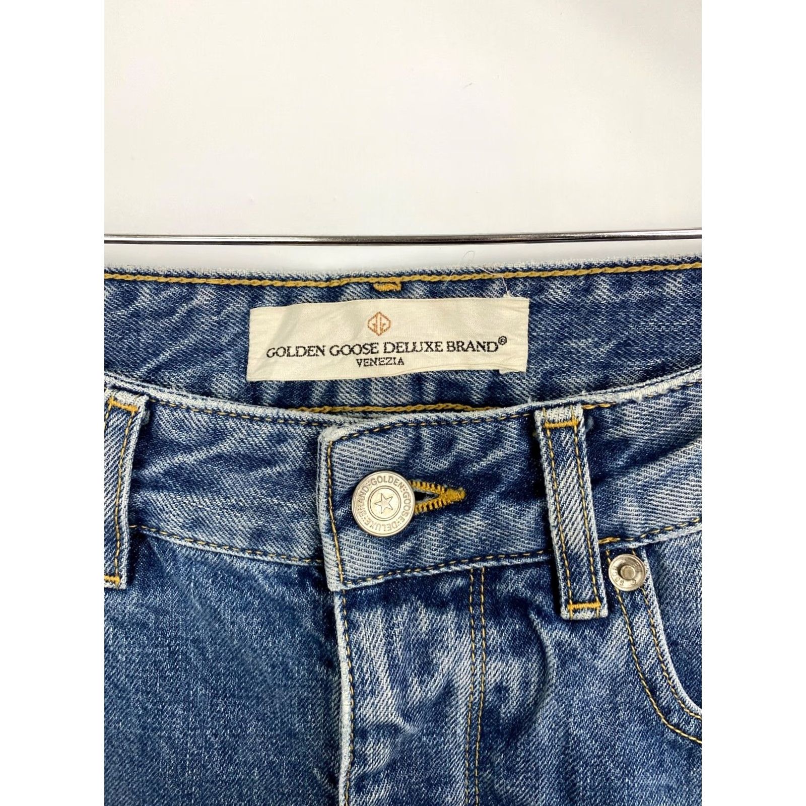 Golden Goose VINTAGE Golden Goose Jeans Venezia Y2K Rare Retro Men's Jeans 29 Blue Size US 29 - 5 Thumbnail