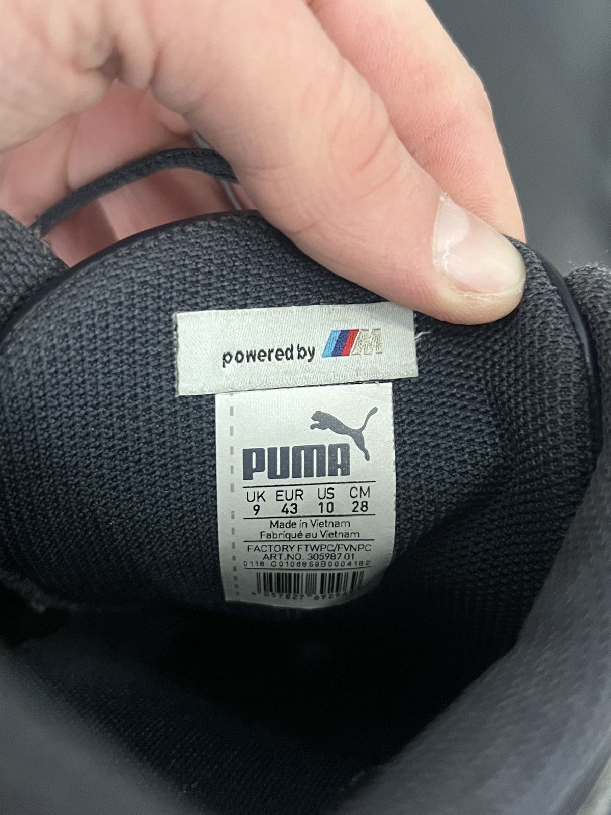 BMW × Puma Vintage Puma Speedcat Racing Leather Black Sneakers Size US 10 / EU 43 - 7 Thumbnail