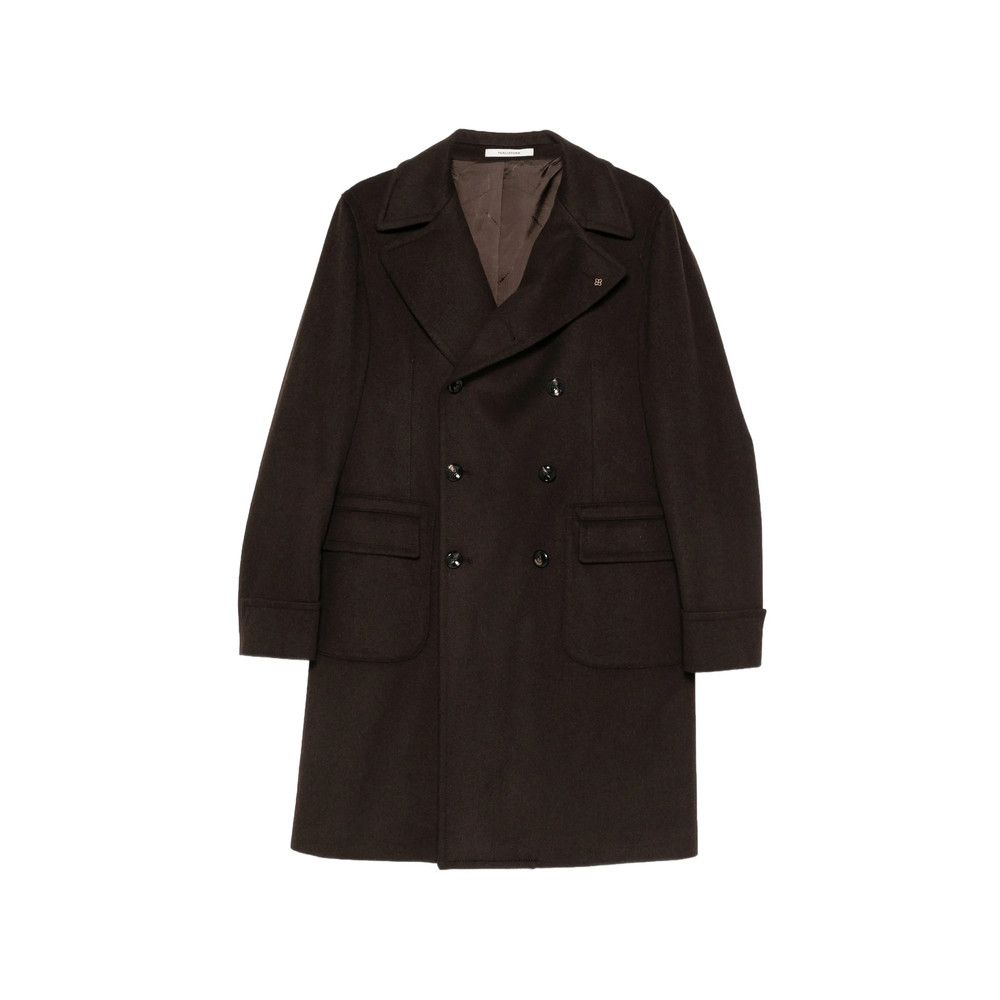 Tagliatore Tagliatore BROWN Coats - Double Breasted Coats Size US L / EU 52-54 / 3 - 1 Thumbnail