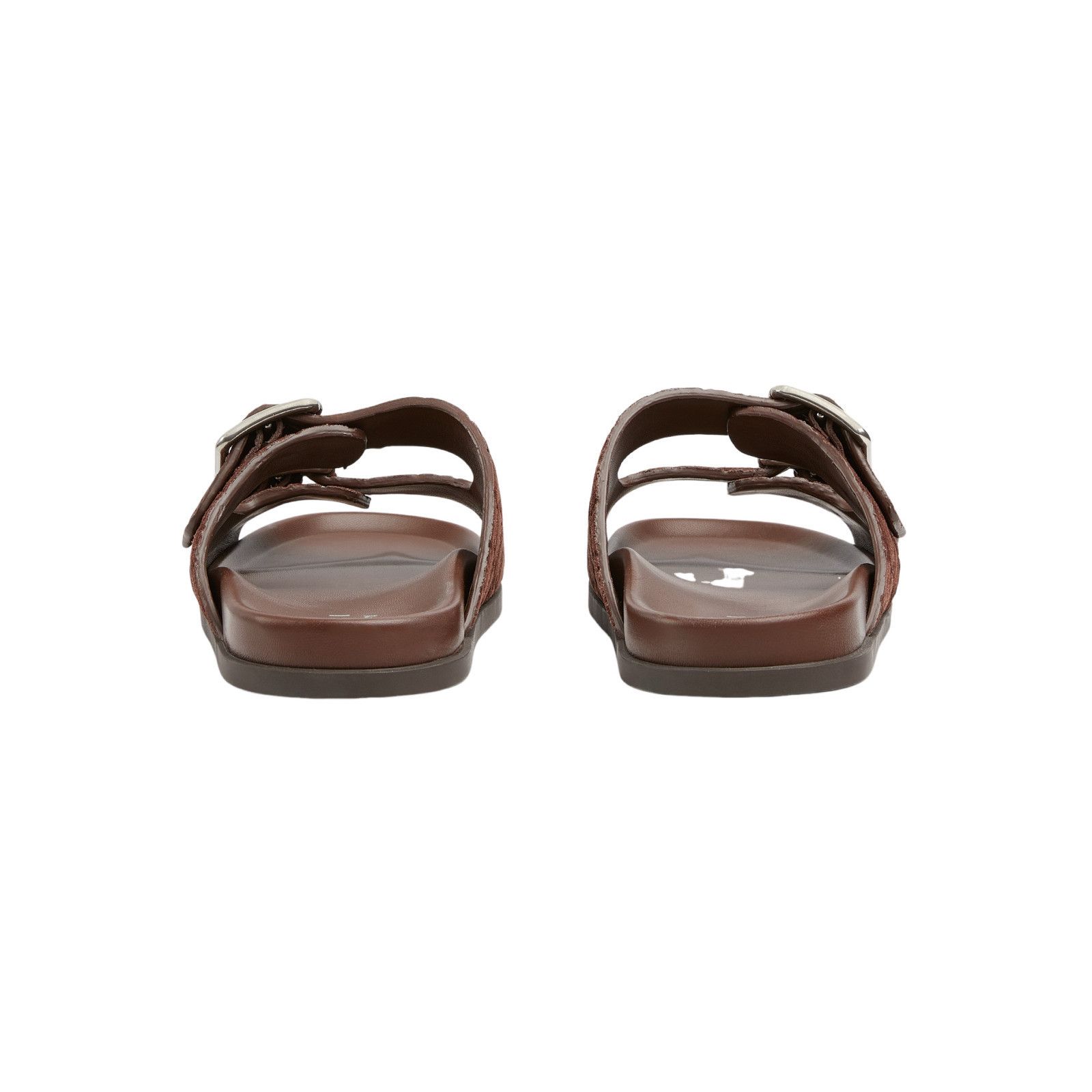 Gucci GUCCI Men's Brown GG Suede Slide Sandals New And Authentic ( Size US 10.5 / EU 43-44 - 3 Thumbnail